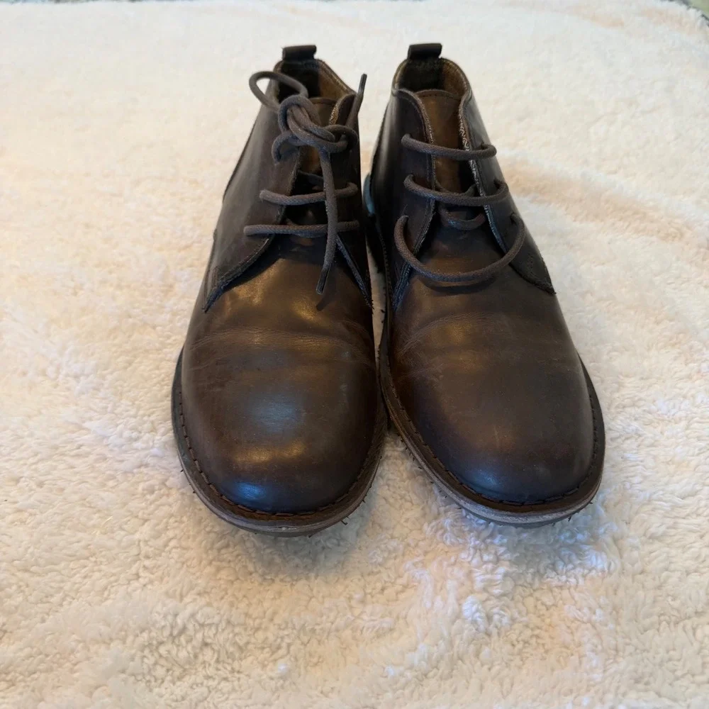 Varese Gobi Brown‎ Leather Chukka Boots Mens 8.5 Desert Ankle Boots 350078